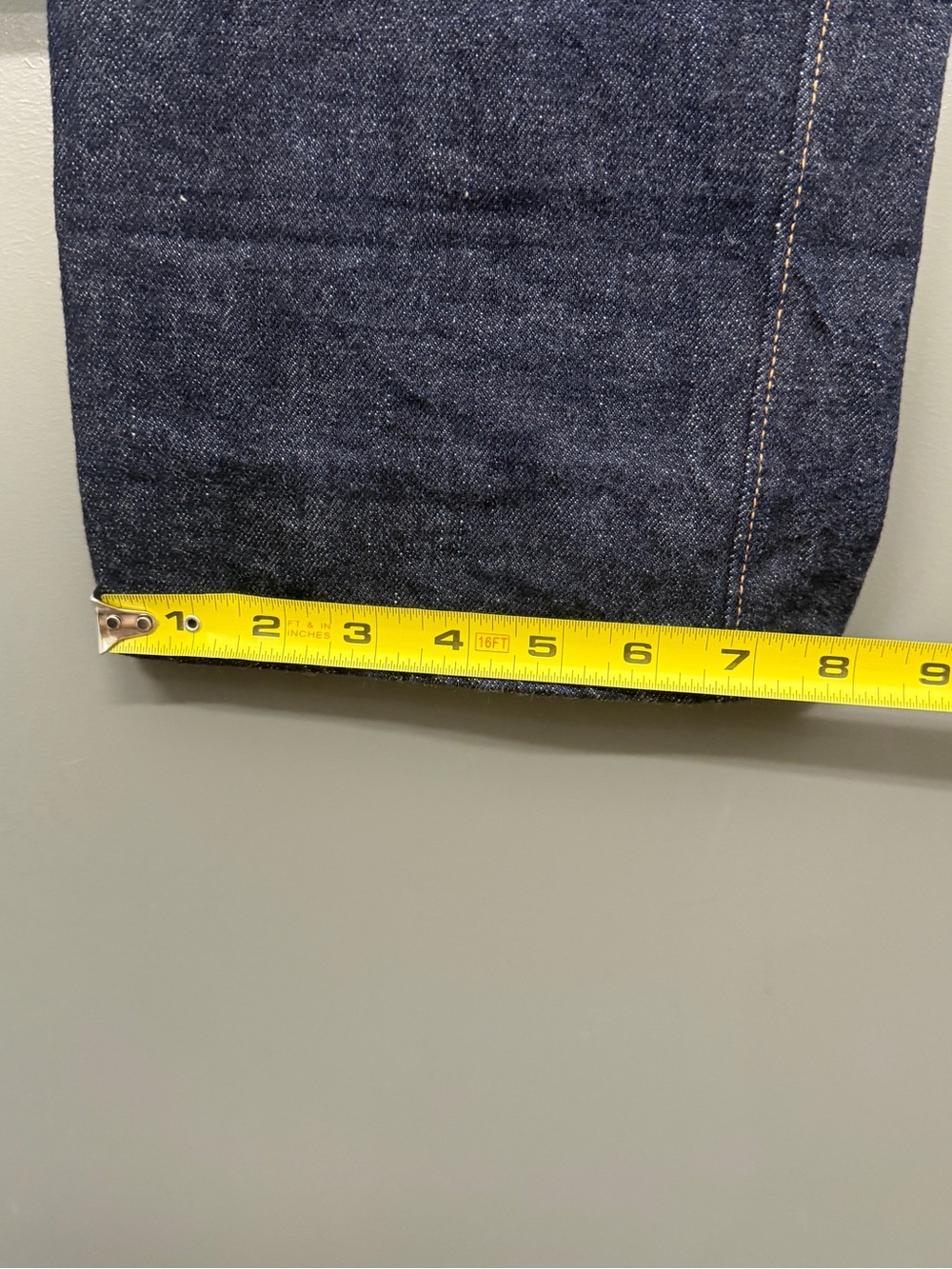 Dark Indigo Straight Jeans with Copper Rivets - Picture 10 of 12